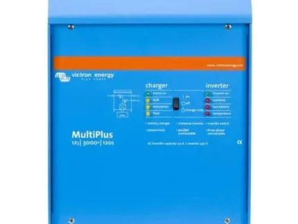 The Victron MultiPlus 12/3000/120-50 230V VE.Bus Inverter/Charger is a high-performance and versatile device that efficiently converts 12V DC battery power to 230V AC power, making it ideal for off-grid or hybrid power systems.