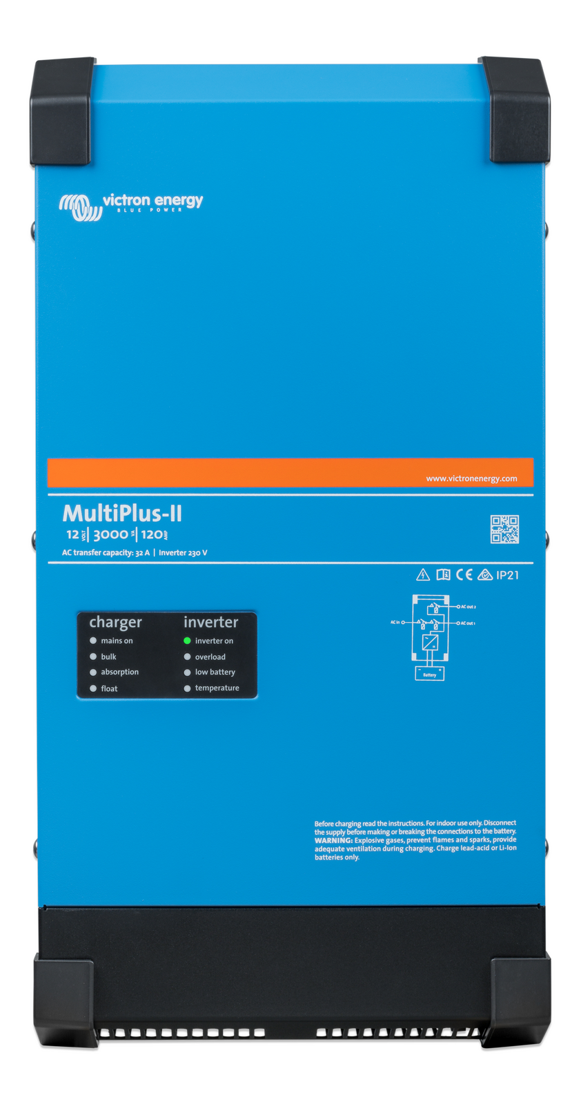 MultiPlus-II 12/3000/120-32 Inverter/Charger