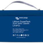 Victron Lithium SuperPack Battery 25,6V/50Ah 1280Wh LiFePO4 (M8)