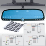 Thunder Mirror Mounted 8 Way Touch Switch Panel 12V - TDR11000