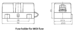 Victron Fuse holder for MIDI-fuse