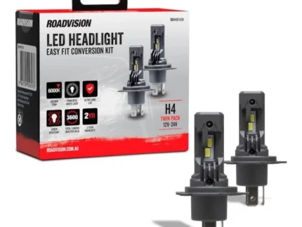 ROADVISION LED H4 12V-24V 6000K Easy Fit Headlight Globe Kit