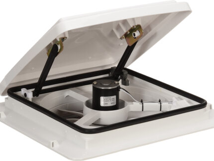 Maxxfan Plus with Thermostat, Rain Sensor, Power Lift & Remote. 356mm x 356mm. White (4540KI) Maxxfan Plus 356mm x 356mm with T/stat, Power Lift & Remote.10 Speed.00-04540KIA