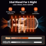 Diesel Air Heater 12V 5KW Tank Remote Control Thermostat Caravan Motorhome RV AU