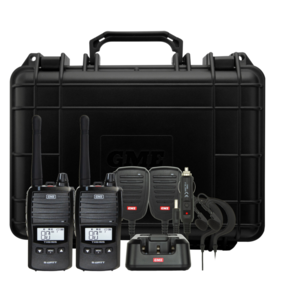 300Wx300H-290101-1.png GME UHF CB Handheld Radio including Accessories Twin Pack 5/1 Watt