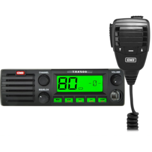 GME 80CH DIN-Sized Mount UHF CB Radio With Scansuite 5 Watt