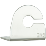 GME "L" Bracket With Cable Slot Stainless Steel 2.5mm