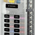 Blue Sea ST Blade Fuse Block - 12 Circuits with Negative Bus and Cover