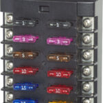 Blue Sea Fuse Block ST (Screw Terminal) Blade - 12 Circuits