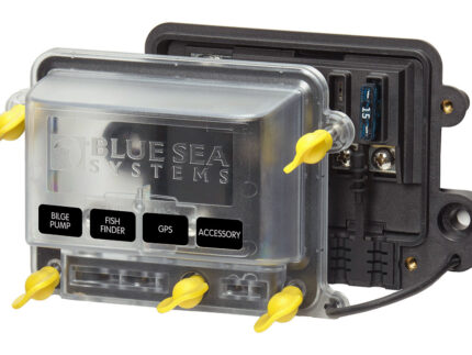 Blue Sea ST-Blade Water-Resistant Fuse Block (4 Block) - Manual Cover