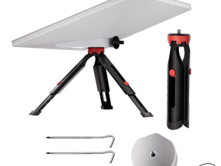 STARBEAM Starlink Mini 18cm Extendable Tripod with Adapter and Pegs